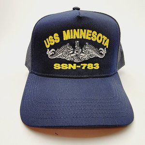 USS MINNESOTA SSN-783 Direct Embroidered Baseball Hat